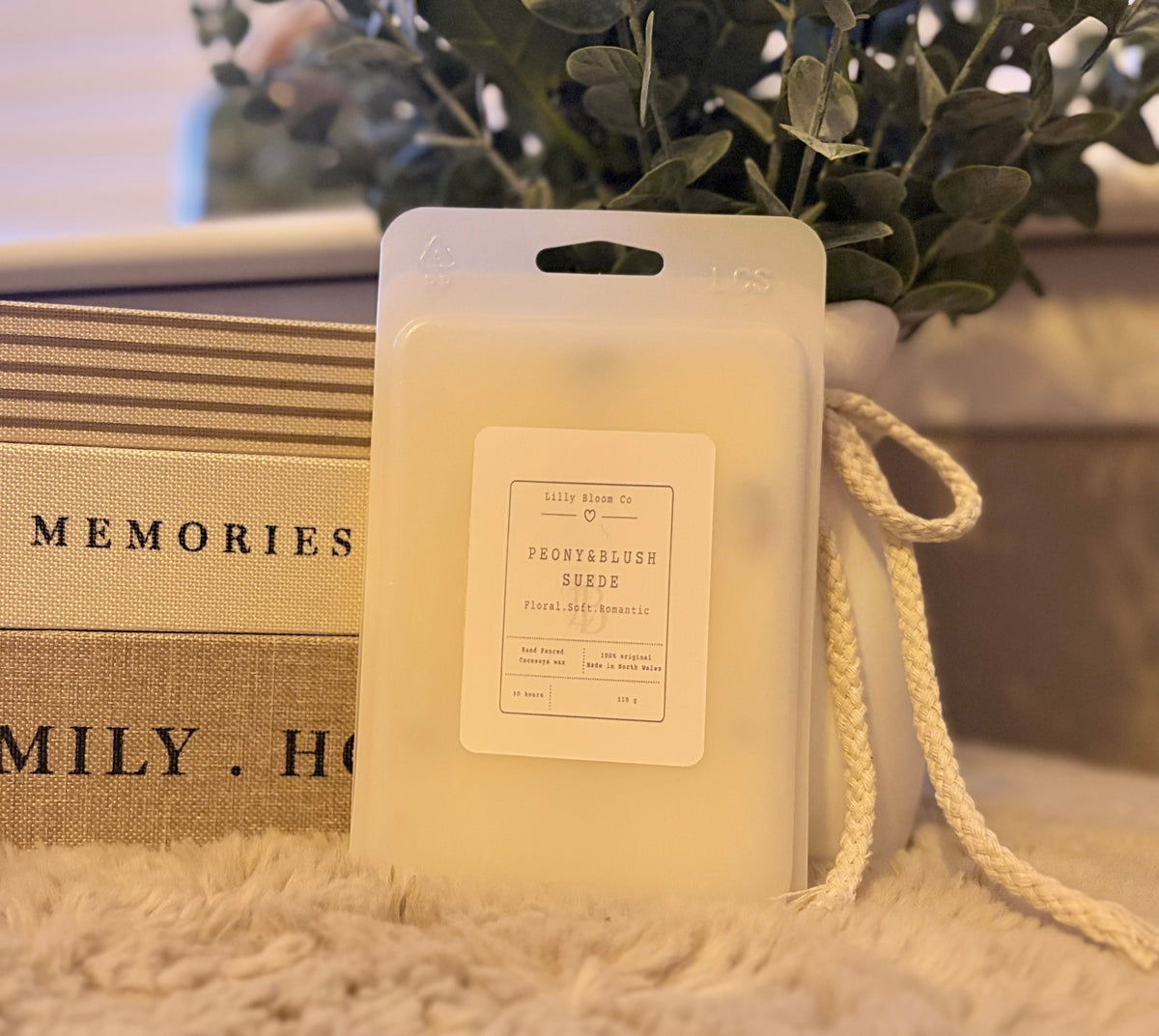Peony Blush & Suede Wax Melt