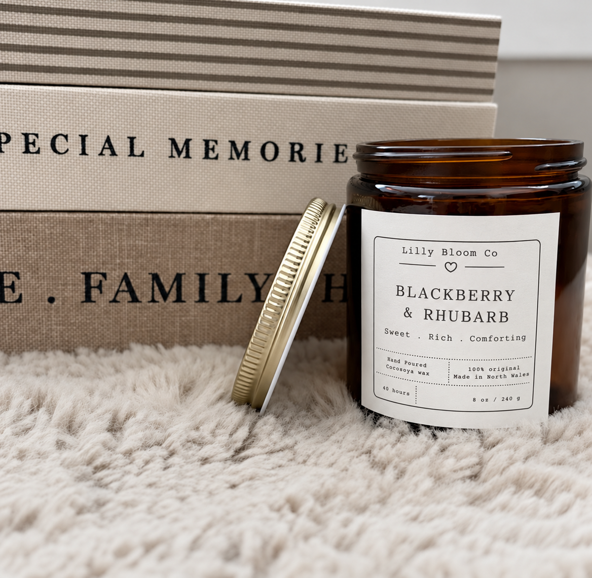BlackBerry & Rhubarb Candle